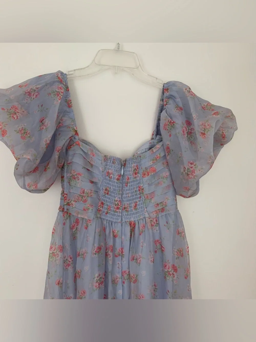 Abercrombie and Fitch Emerson Off-The-Shoulder Floral Drama Maxi Dress